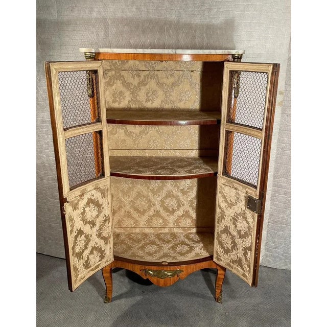 French Louis XV Style Bookcase, 1860s For Sale - Image 10 of 11