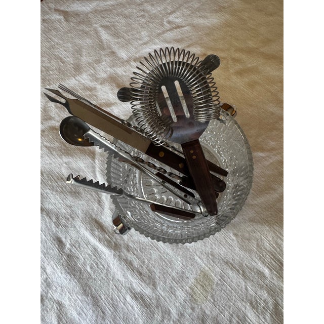 Glass Glass With Chrome Handle - Mini Ice Bucket For Sale - Image 7 of 7