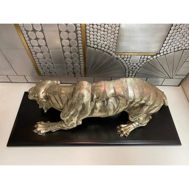 1990s Santini Bengal Tiger Sculpture For Sale - Image 12 of 13