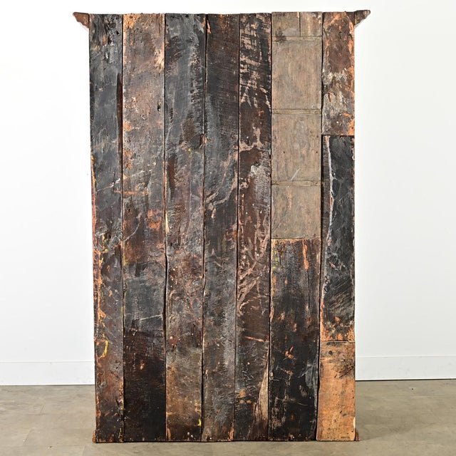 Portuguese 18th Century Carved Solid Chestnut Cabinet For Sale - Image 13 of 14