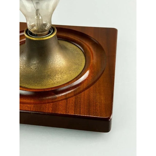 60s 70s lamp light wall lamp wood metal space age design 60s 70s Object: Wall lamp Manufacturer: Condition: good - vintage...