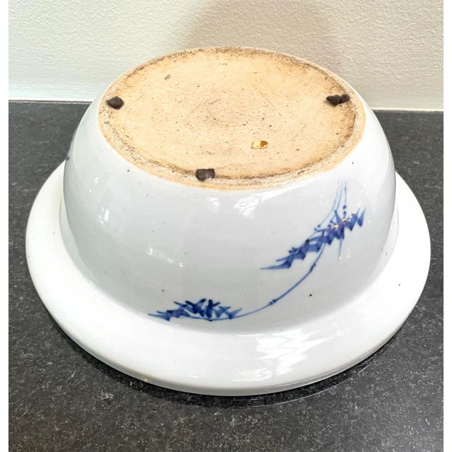 Ceramic Antique Chinese Porcelain Bowl For Sale - Image 7 of 8