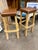 A. Brandt Ranch Oak Furniture Vintage Mid-Century Brandt Ranch Oak Bar Stools - Set of 2 For Sale - Image 4 of 10