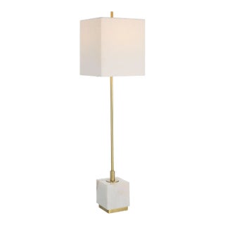Escort Brass Buffet Lamp For Sale