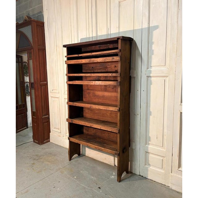 Chestnut Bucket Holder Shelf, 1700 For Sale - Image 4 of 5