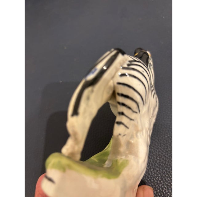 Rare Staffordshire Figure of a Zebra, Early 19th Century For Sale - Image 10 of 10