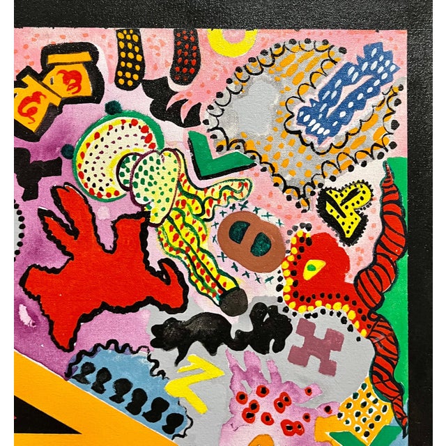 Miriam Schapiro, Large Mixed Media Collage Painting Great Jewish Feminist Artist Miriam Schapiro, 2002 For Sale In Miami - Image 6 of 13