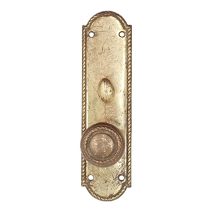 Reclaimed Traditional Polished Brass Privacy Door Set