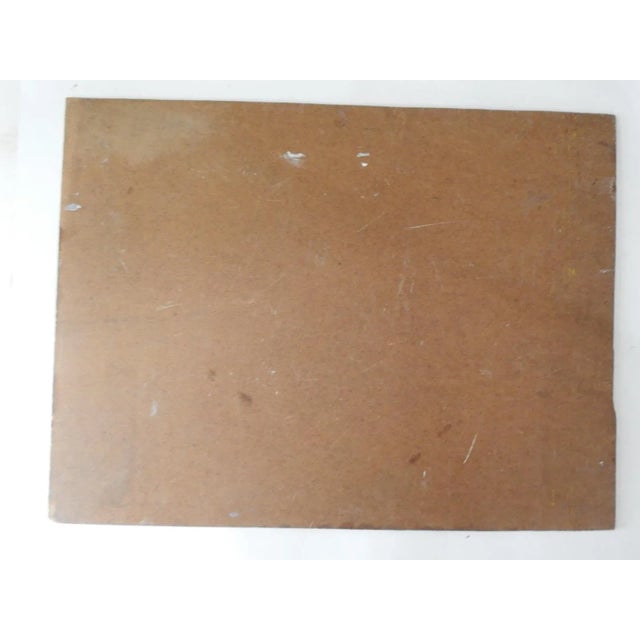 Paper Mid 20th Century Impressionist River Landscape Painting For Sale - Image 7 of 7