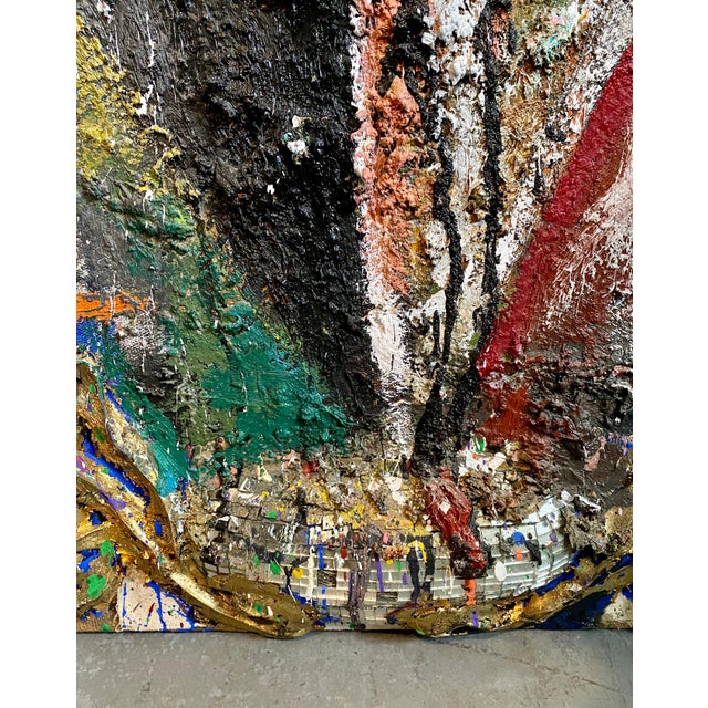 Expressionism Loren Munk, Mixed Media Neo Expressionist Collage Assemblage Painting Sculpture Art Brut, 1984 For Sale - Image 3 of 17