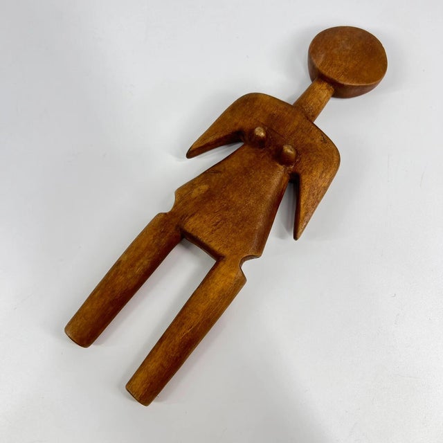 African Early 20th Century Ewe Wooden Doll Togo For Sale - Image 3 of 6