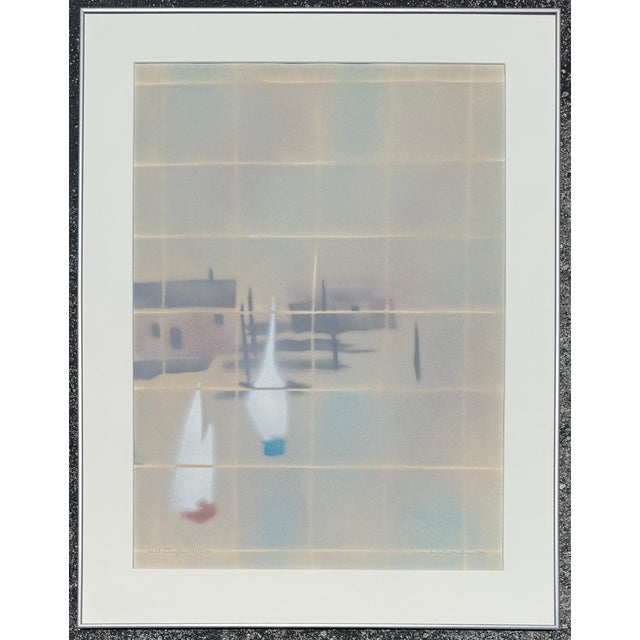 Paper "Inlet Harbour 1 & 2" Limited Edition by Mel Stauffer For Sale - Image 7 of 11