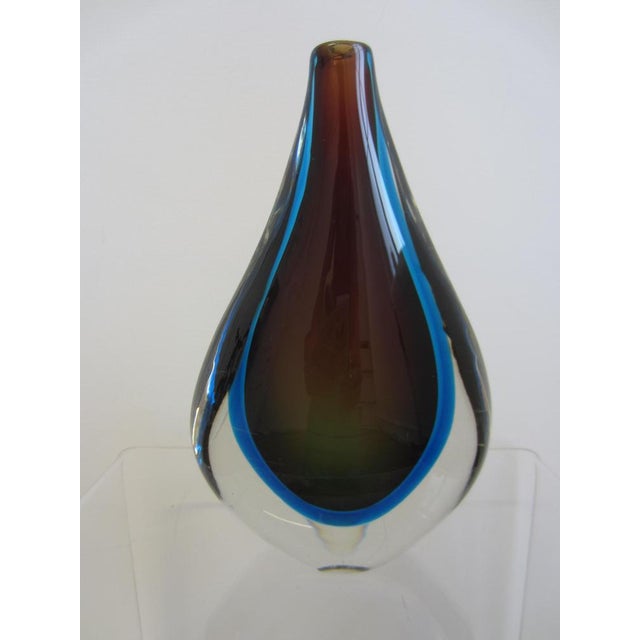 Large Murano Sommerso Vase by Flavio Poli, 1960s For Sale - Image 9 of 9