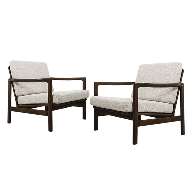 Mid-Century Modern Armchairs by Zenon Bączyk, 1960s, Set of 2 For Sale - Image 14 of 14