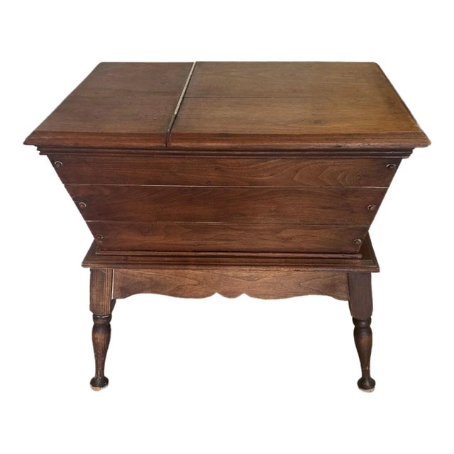 1900 - 1909 1940s Primitive Dough Box Table For Sale - Image 5 of 10