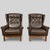 Nordic Wingback Chairs in Brown Leather, 1970, Set of 2 For Sale - Image 9 of 10