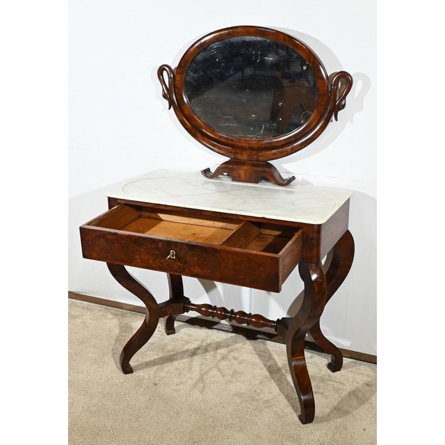 Early 19th Century Dressing Table in Mahogany For Sale - Image 4 of 18