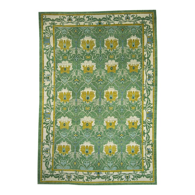 Turkish Oushak Rug 13'11" x 20'4" For Sale