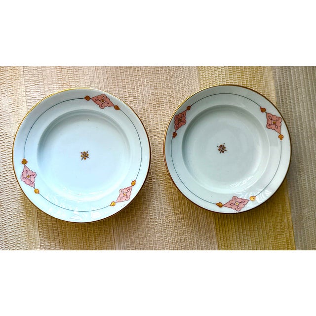 Vintage Floral Hand‑Painted Wall Plate Collection / Grouping - Set of 7 For Sale - Image 11 of 12