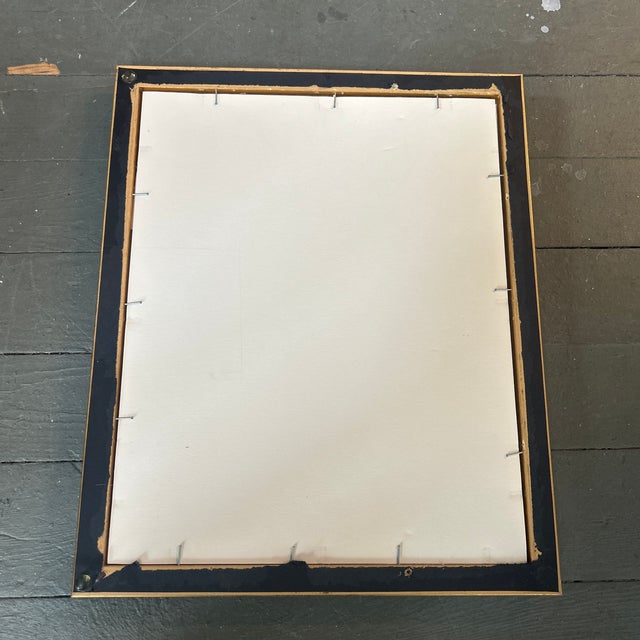 1970’s Original Abstract Female Nude Watercolor Painting For Sale - Image 4 of 4