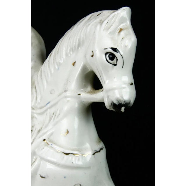 19th Century Staffordshire Scottish Highlander Hunters - A Pair For Sale - Image 10 of 12