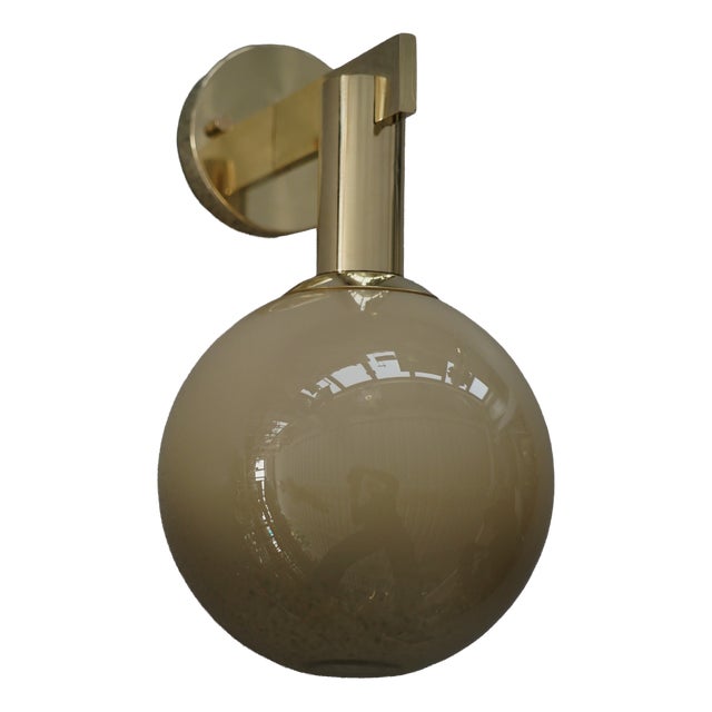 Murano Art Glass and Brass Wall Light, 2000 For Sale
