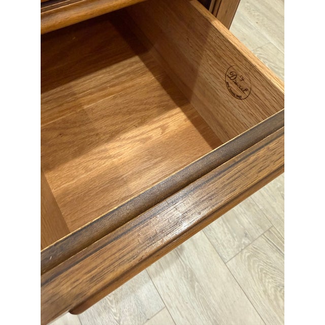 1990s Vintage Mid-Century Drexel Esperanto Desk For Sale - Image 5 of 12