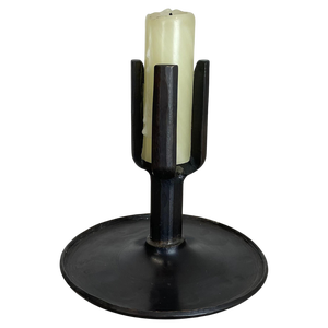 Brutalist Bronze Candleholder by Manfred Bergmeister, Germany, 1970s