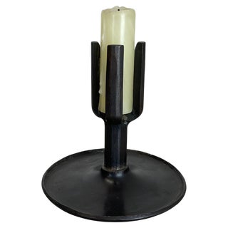 Brutalist Bronze Candleholder from Manfred Bergmeister, Germany, 1970s For Sale
