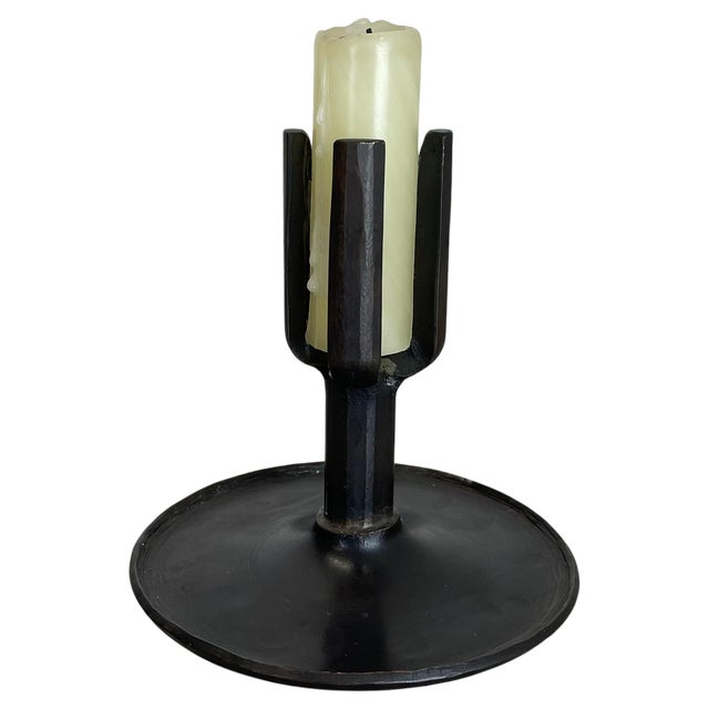 Brutalist Bronze Candleholder from Manfred Bergmeister, Germany, 1970s For Sale