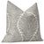 Contemporary 22" Charcoal Musgrove Chenille Pillows - A Pair For Sale - Image 3 of 4