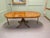 Extendable Pedestal Dining Table in Yew Wood, 1960 For Sale - Image 3 of 8