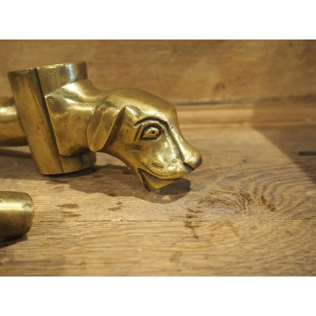 More information coming soon… Dating to circa 1870, this French bronze fountain spout is in the form of a dog. Equipped...