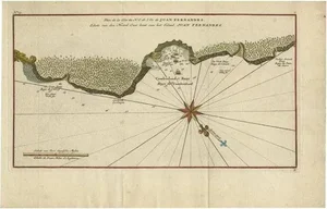 Antique Chilean Chart, 1750