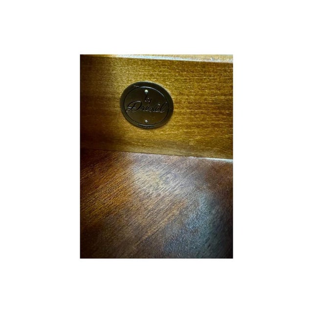 Vintage Circa 1950's Georgian Style Mahogany Corner China Cabinet For Sale - Image 15 of 15