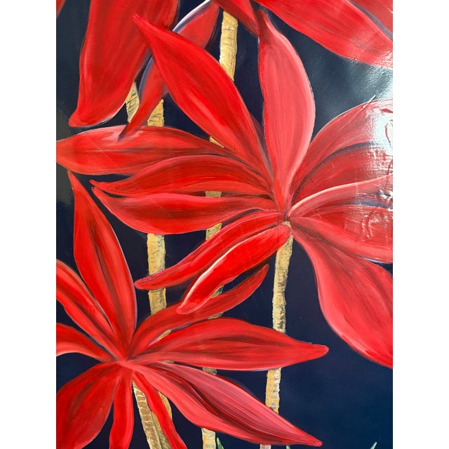 Paint Tea Tree Surfboard Art For Sale - Image 7 of 7