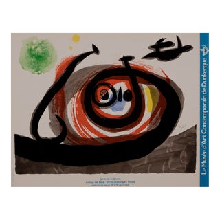 "Jardin De Sculptures - Dunkerque" - Exhibition Poster From Galerie Maeght For Sale