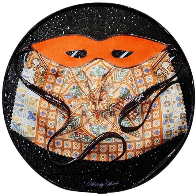 GAN, Stephen Visionaire 1998 13"D Glam limited edition copies #1159 & #1607 of 6,000 copies featuring a Hermes silk mask &...