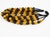 2000 - 2009 Angela Caputi Tangerine and Black Beaded Multi-Strand Resin Necklace For Sale - Image 5 of 8