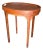 Vintage Teak Standing Butler Tray Side Table. For Sale