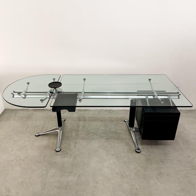 Bruce Burdick Vintage Bruce Burdick for Herman Miller Executive Desk, Burdick Group System For Sale - Image 4 of 17