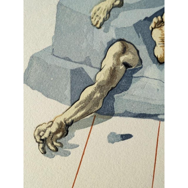 Salvador Dali, The Simoniacs, Woodcut For Sale - Image 6 of 7