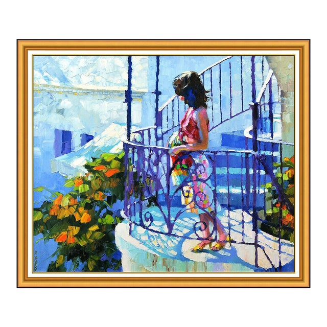1980s The Veranda, Howard Behrens For Sale