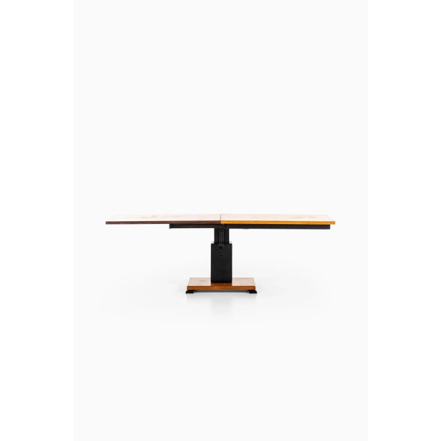 Rosewood Model Ideal Dining Table by Otto & Bo Wretling, 1930s For Sale - Image 6 of 12
