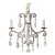 Dennis and Leen Formations Powder Room French Crystal Chandelier For Sale