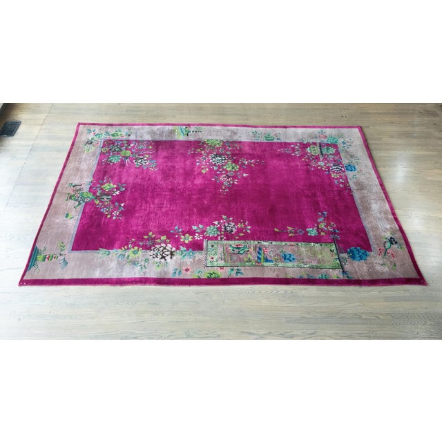 Early 20th Century Chinese Art Deco Rug For Sale - Image 12 of 15
