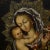 Religious Madonna & Child, Peru, Oil on Canvas Painting Pre 1970 For Sale - Image 3 of 9
