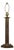 Vintage Paul Hansen Brass & Faux Marble Tall Lamp For Sale