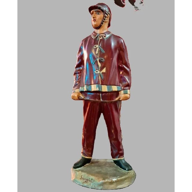 Contrade Senesi Jockey Figures by Giuggioli, Set of 2 For Sale - Image 3 of 13