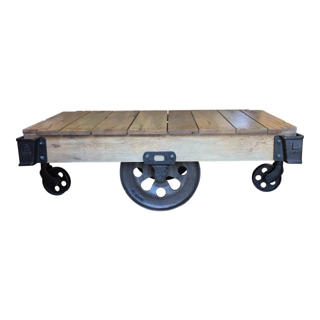 Restoration Hardware Furniture Factory Cart Coffee Table ...